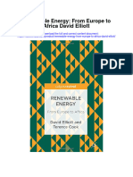 Download Renewable Energy From Europe To Africa David Elliott all chapter