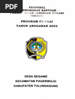 Usulan Pembangunan P3TGAI 2025 | PDF