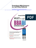 Wileys Examxpert Bba Entrance Exams 2ed Wiley Editorial All Chapter