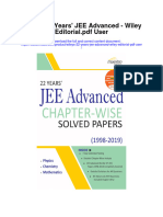 Download Wileys 22 Years Jee Advanced Wiley Editorial User all chapter