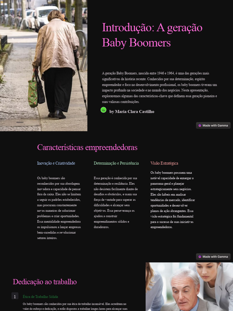 Características da Geração Baby Boomers | PDF | Liderança ...