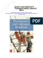 The Linemans and Cablemans Handbook Thirteenth Edition James E Mack Full Chapter