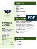 Shehbaz - CV