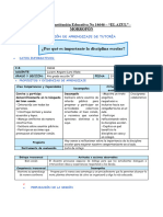 SES TUTO DISCIPLINA ESCOLAR 4to B