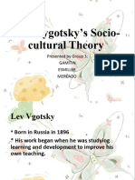 Lev Vgotsky Socio-Cultural Theory