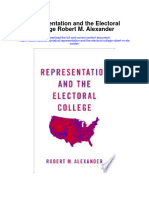 Representation and The Electoral College Robert M Alexander All Chapter