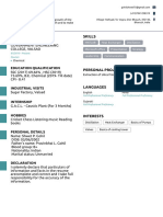 CV of Mr. Shwetkumar Gohil