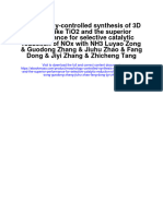 Download Morphology Controlled Synthesis Of 3D Flower Like Tio2 And The Superior Performance For Selective Catalytic Reduction Of Nox With Nh3 Luyao Zong Guodong Zhang Jiuhu Zhao Fang Dong Jiyi Zhang full chapter