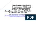 Download Morphology Effect Of Mno2 Promoter To The Catalytic Performance Of Pt Toward Methanol Electrooxidation Reaction Yuan Yuan Feng Gui Hua Song Qiang Zhang Jian Ning Lv Xi Yu Hu Yu Long He Xin full chapter