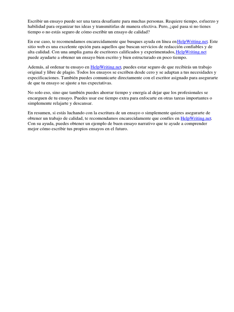 Ejemplo de buen ensayo narrativo download free pdf online copyright