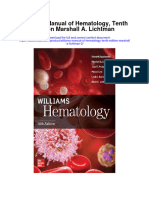 Download Williams Manual Of Hematology Tenth Edition Marshall A Lichtman 2 all chapter