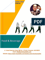 Golf Food & Beverage