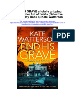 Download Find His Grave A Totally Gripping Crime Thriller Full Of Twists Detective Chris Bailey Book 4 Kate Watterson full chapter
