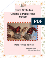 Moldes Gratuítos Gnomo e Noel