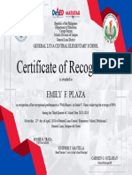 Matatag Certificate 2