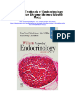 Williams Textbook of Endocrinology 14Th Edition Shlomo Melmed MBCHB Macp All Chapter