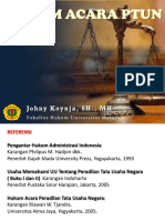 HUKUM ACARA PTUN - Johny Koynja, SH., MH - Fak.hukum Universitas Mataram