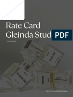(Food) Rate Card Gleinda Studio