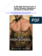 Rescued by My High School Crush A Second Chance Romance Bearberry Bay Series Book 3 Kassie Kline All Chapter