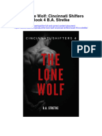 The Lone Wolf Cincinnati Shifters Book 4 B A Stretke Full Chapter