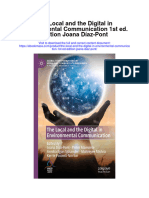 Download The Local And The Digital In Environmental Communication 1St Ed Edition Joana Diaz Pont full chapter