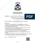 Certidão Ações Civeis Foco