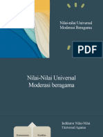 Nilai Universal Moderasi Beragama1