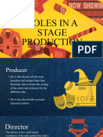 Roles in A Stage Production