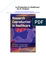 Research Co Production in Healthcare Ian D Graham All Chapter