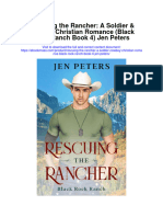 Rescuing The Rancher A Soldier Cowboy Christian Romance Black Rock Ranch Book 4 Jen Peters All Chapter