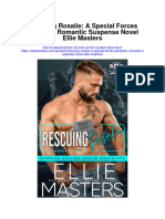Rescuing Rosalie A Special Forces Protector Romantic Suspense Novel Ellie Masters All Chapter