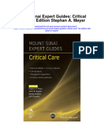Download Mount Sinai Expert Guides Critical Care 1St Edition Stephan A Mayer full chapter