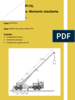 Clase 9 - Equilibrio de Cuerpos Rígidos ESR115
