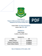 Investment Management Termpaper of Modasser, Sifat and Kainat PDF