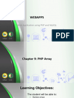 Web-Apps-Chapter-8-PHP Array