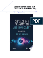 Digital Speech Transmission and Enhancement 2Nd Edition Peter Vary Full Chapter