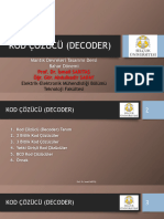 2 Kod Çözücü (Decoder) Kod Çevirici