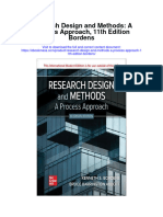 Download Research Design And Methods A Process Approach 11Th Edition Bordens all chapter