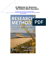 Download Research Methods For Business Students 9Th Edition Mark Saunders all chapter