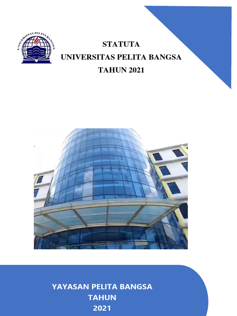 Statuta Universitas Pelita Bangsa 2021 | PDF