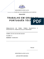 Trabalho de Projecto