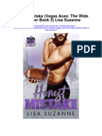 Honest Mistake Vegas Aces The Wide Receiver Book 3 Lisa Suzanne Full Chapter