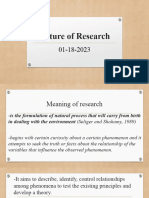 Engl27 Nature of Research