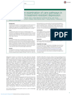 Div Class Title a Retrospective Examination of Care Pathways in Individuals With Treatment Resistant Depression Div