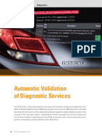 Automatic Validation of Diagnostic Services