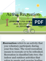 PE Module 2 Active Recreation Indoor and Outdoor