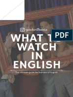 What to watch in english