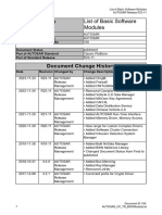 AUTOSAR CP TR BSWModuleList