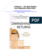 Download Diminishing Returns The New Politics Of Growth And Stagnation Mark Blyth full chapter