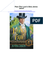 Download The Lyons Paw The Lyons Den Jenna Jaxon full chapter